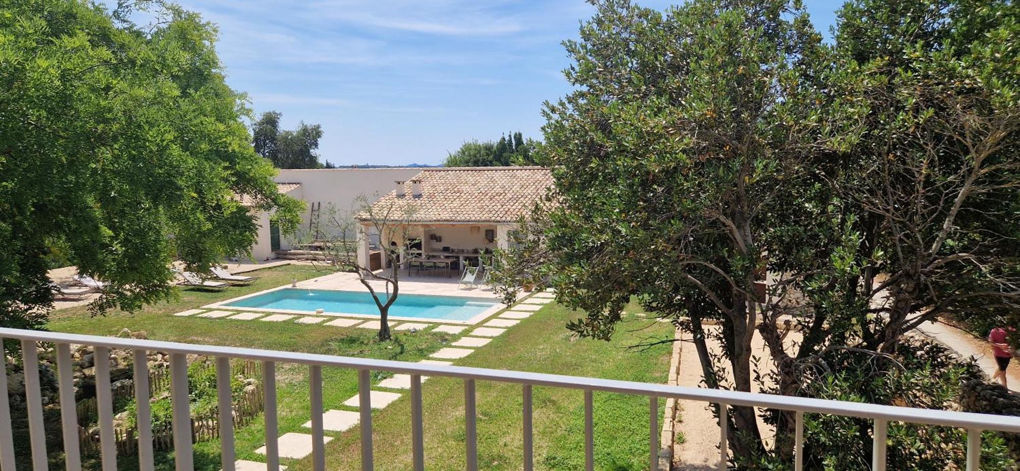 Appartement Dans Un Mas Provencal Renove Saint-Hilaire-d'Ozilhan Екстер'єр фото